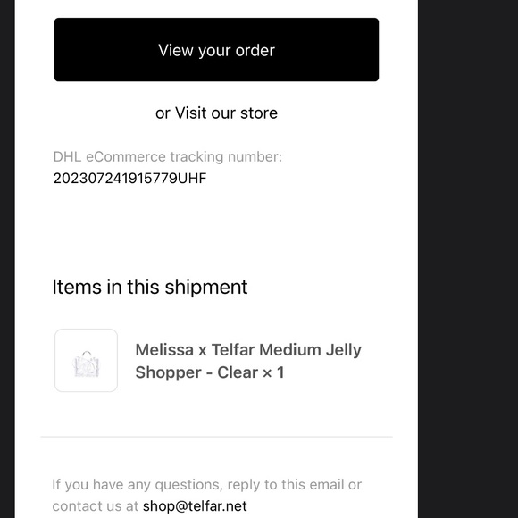 Telfar clear Melissa Jelly bag - Picture 3 of 3